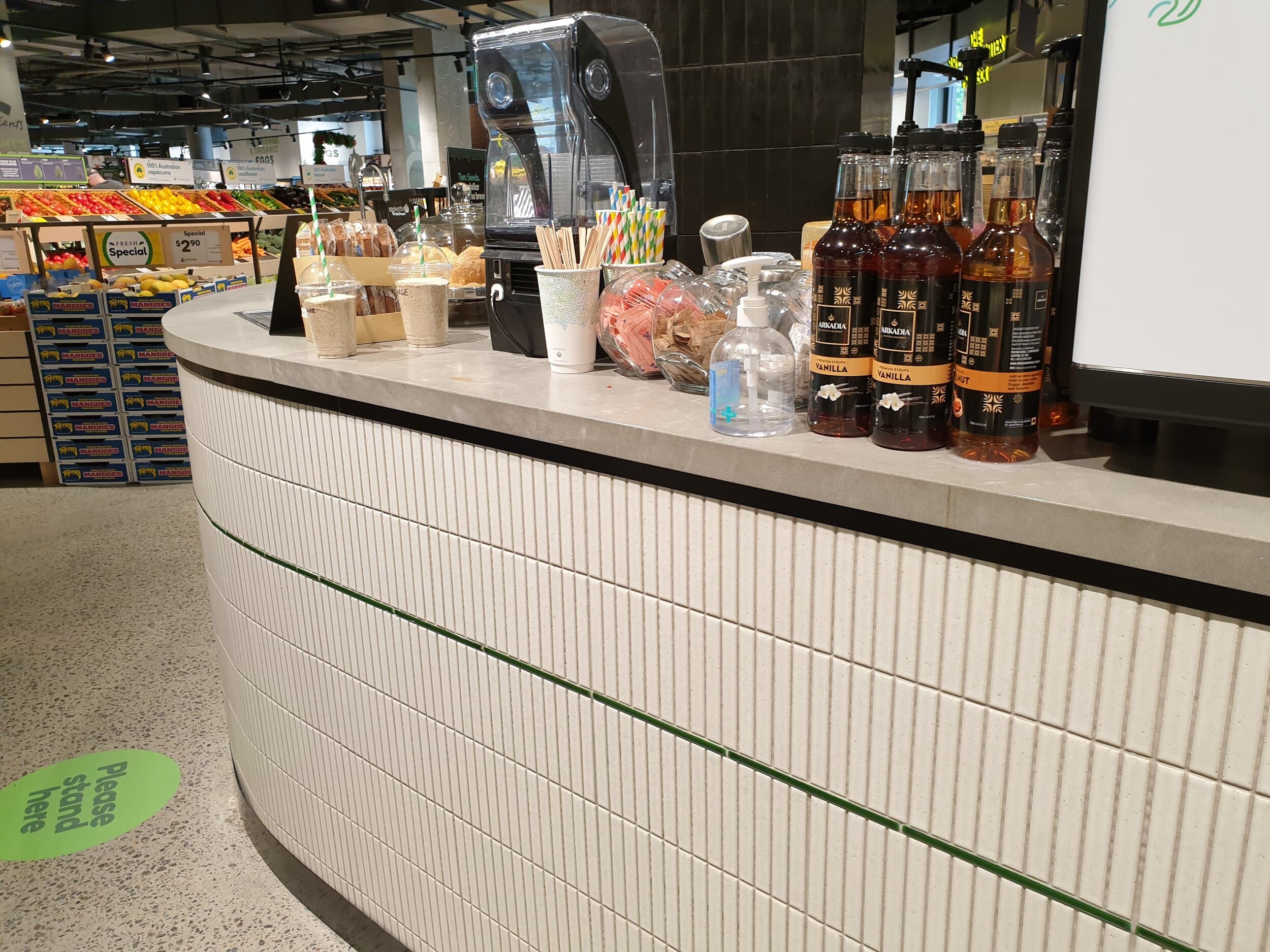 Woolworths Sydney Park Metro, Erskinville - Sustainable Benchtops supplied by Eco Benchtops