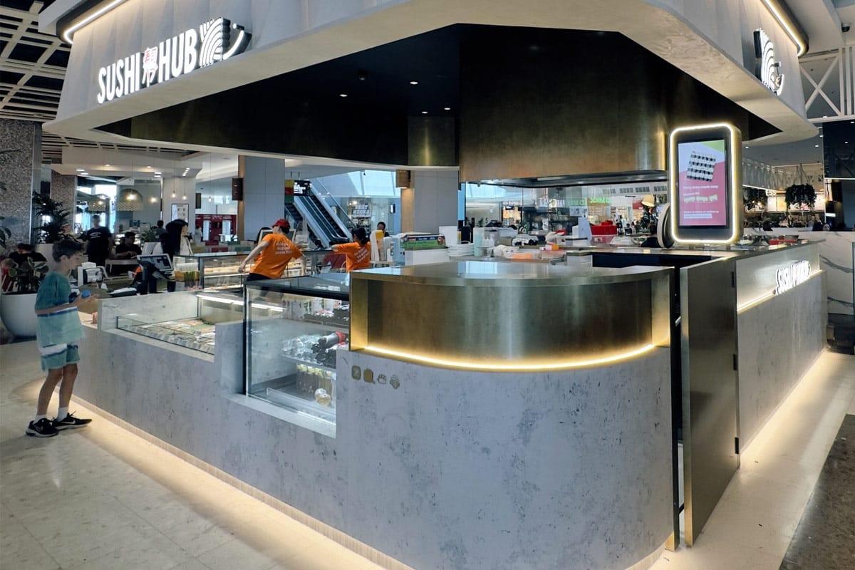 Sushi Hub Bondi Junction Eco conscious front display