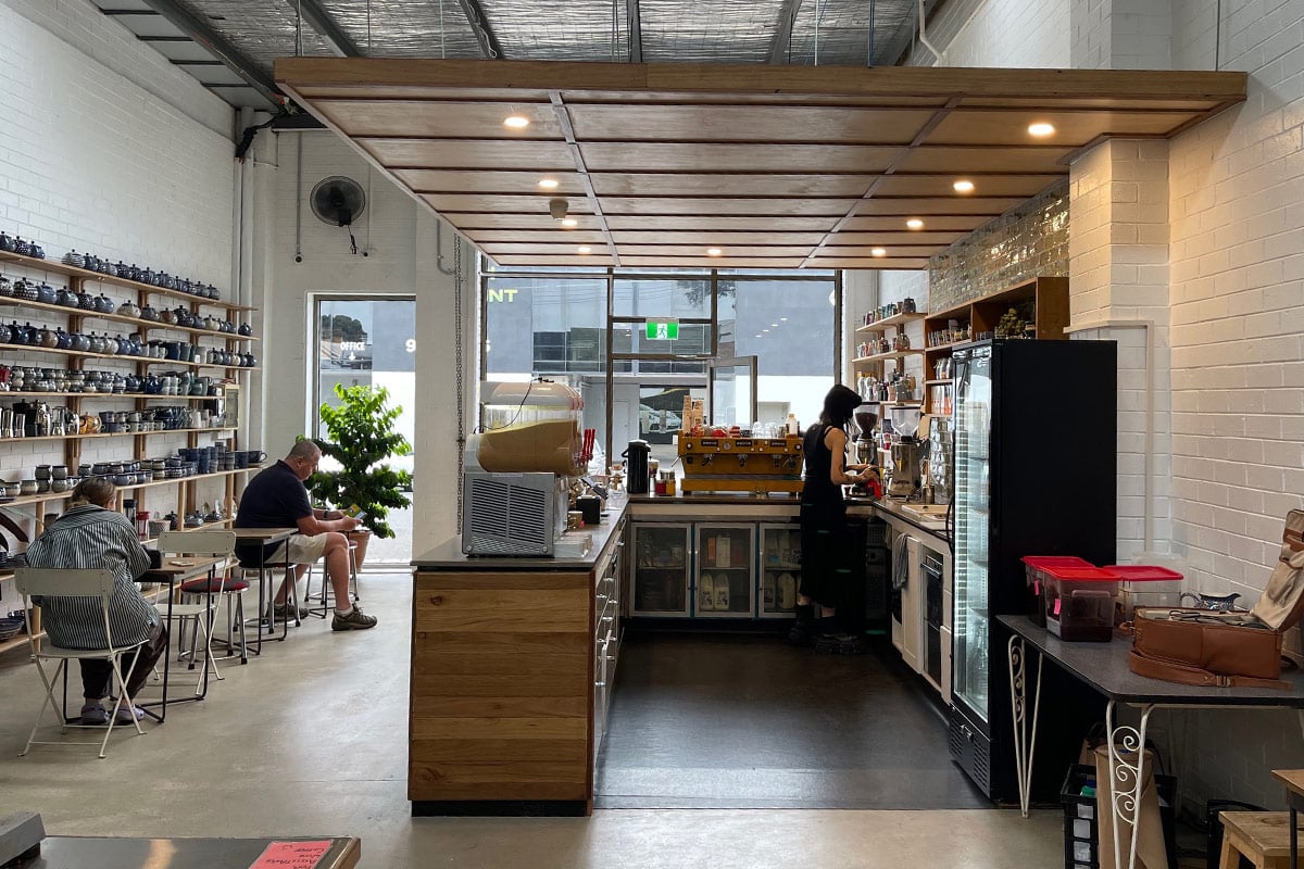 ECO Benchtops installation at McIver's Coffee & Tea