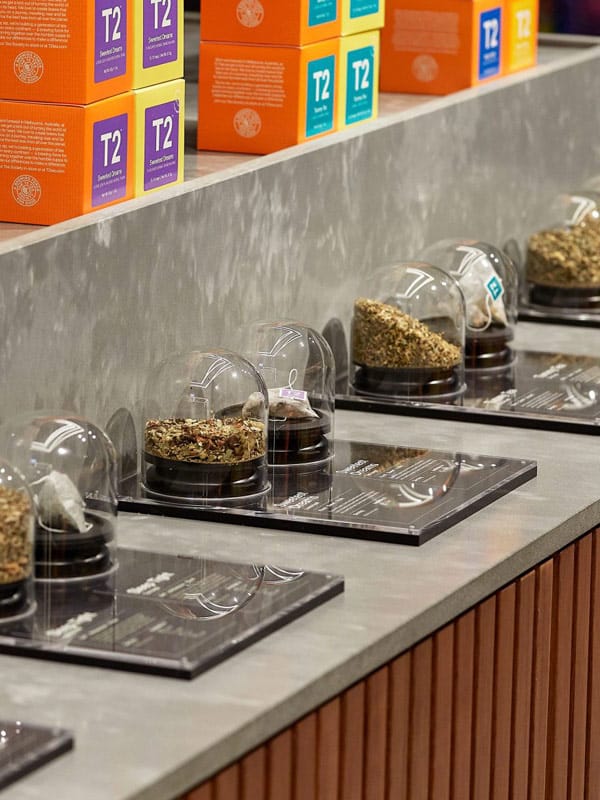 ECO Benchtop installation of Yarra Storm Countertop for T2 Retail Store