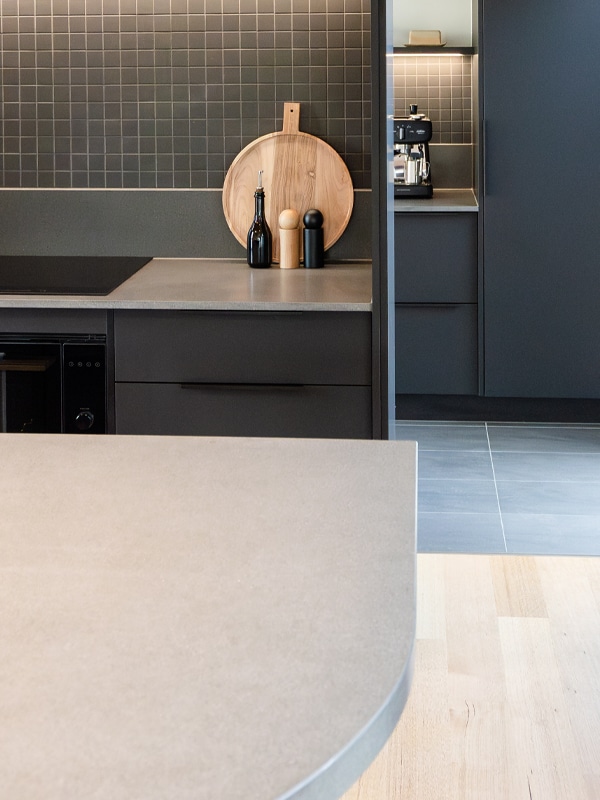 eco benchtops green kitchen benchtop in ecoliv sustainable house