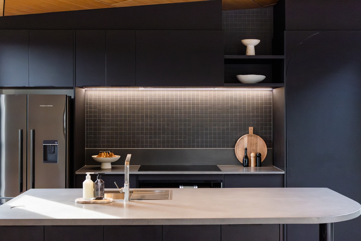 eco benchtops sustainable kitchen materials used in ecolive kitchen